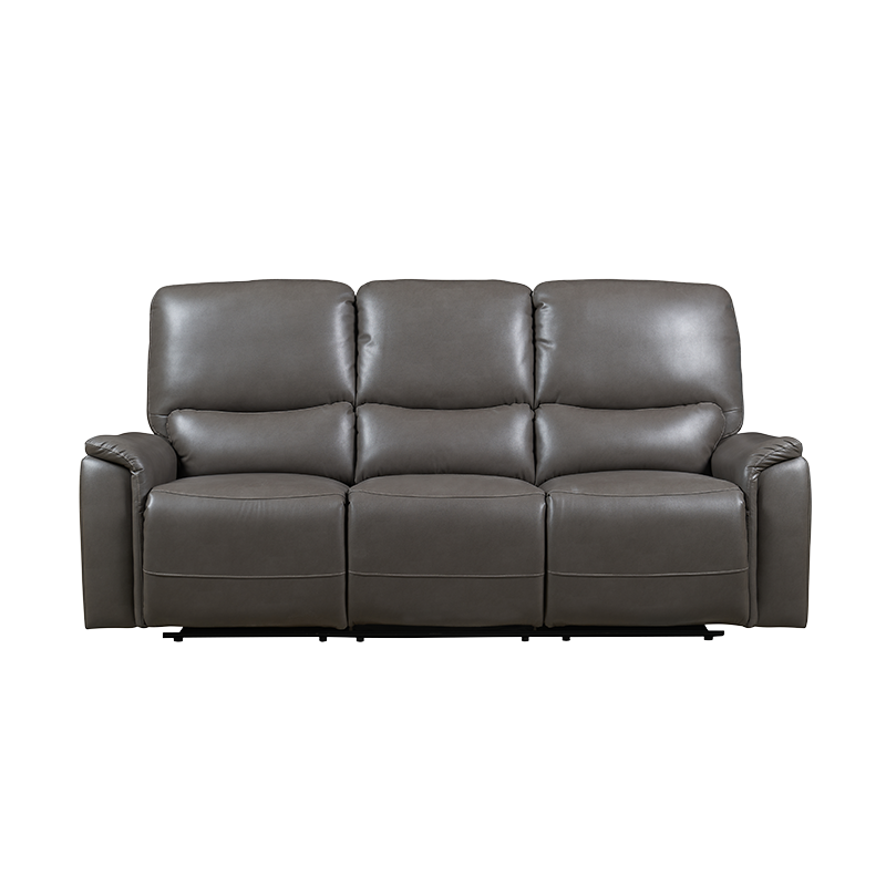 Modulair ontworpen lederen faxfauteuilbankstel