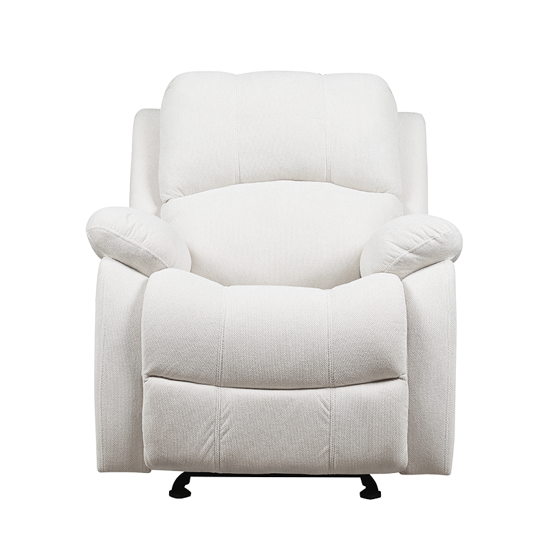 Comfortabele, met ademende stof beklede, handmatig verstelbare fauteuil met zachte bekleding