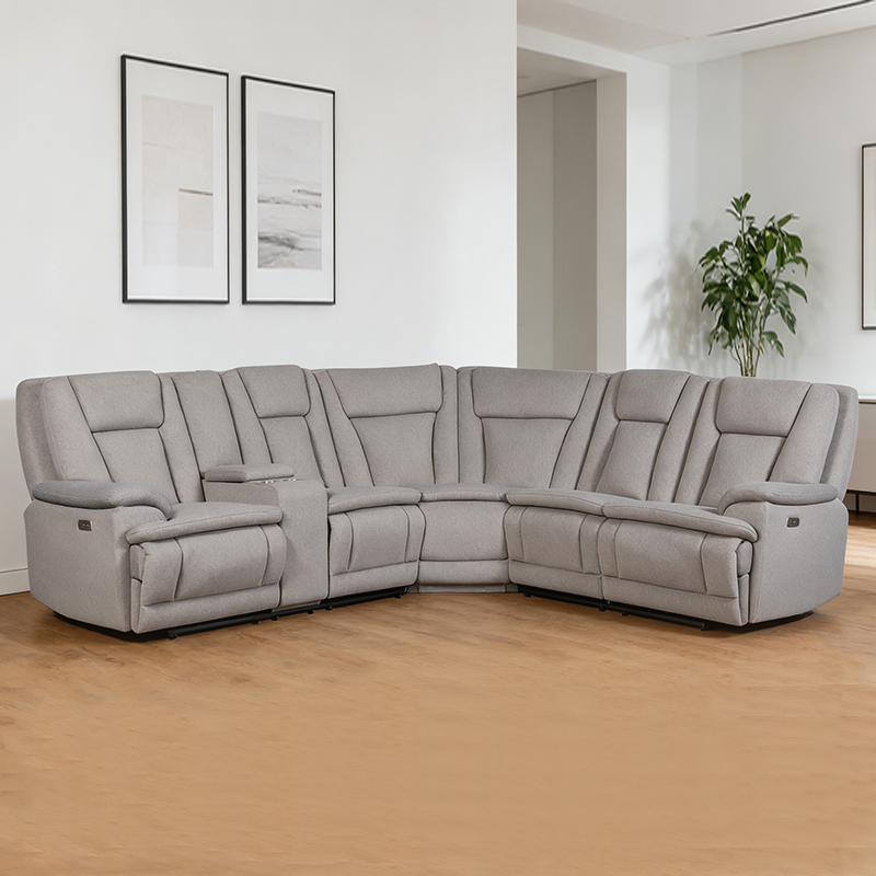 104''Elektrisch verstelbare zitbank, modulaire fauteuilsofa in de woonkamer 