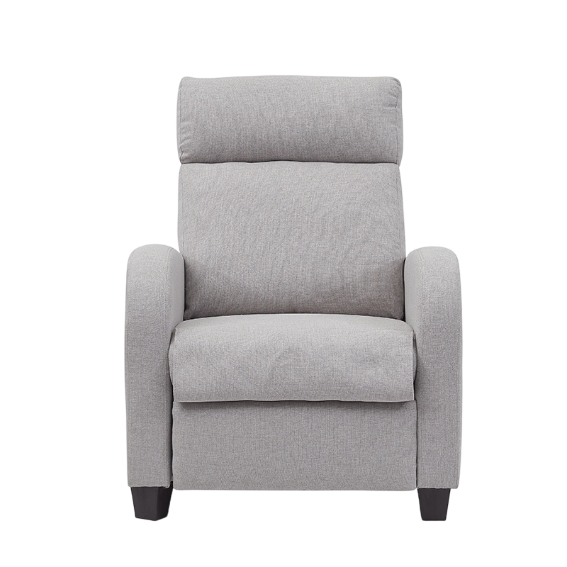 Thuisbioscoopstoelen met lendensteun Overvolle spons met hoge dichtheid Push-back fauteuils Fauteuil voor woonkamer
