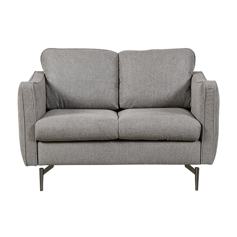 Gestoffeerde moderne houten frame loveseat uit het midden van de eeuw voor de woonkamer