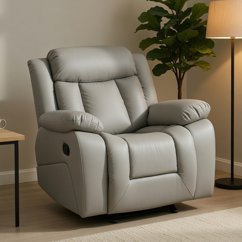 Handmatig kunstleer Glider Rocker Fauteuil